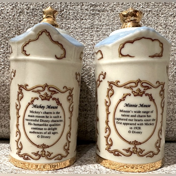 Lenox Disney Mickey & Miney Salt & Pepper Shakers Excellent Vintage Condition - Picture 3 of 5